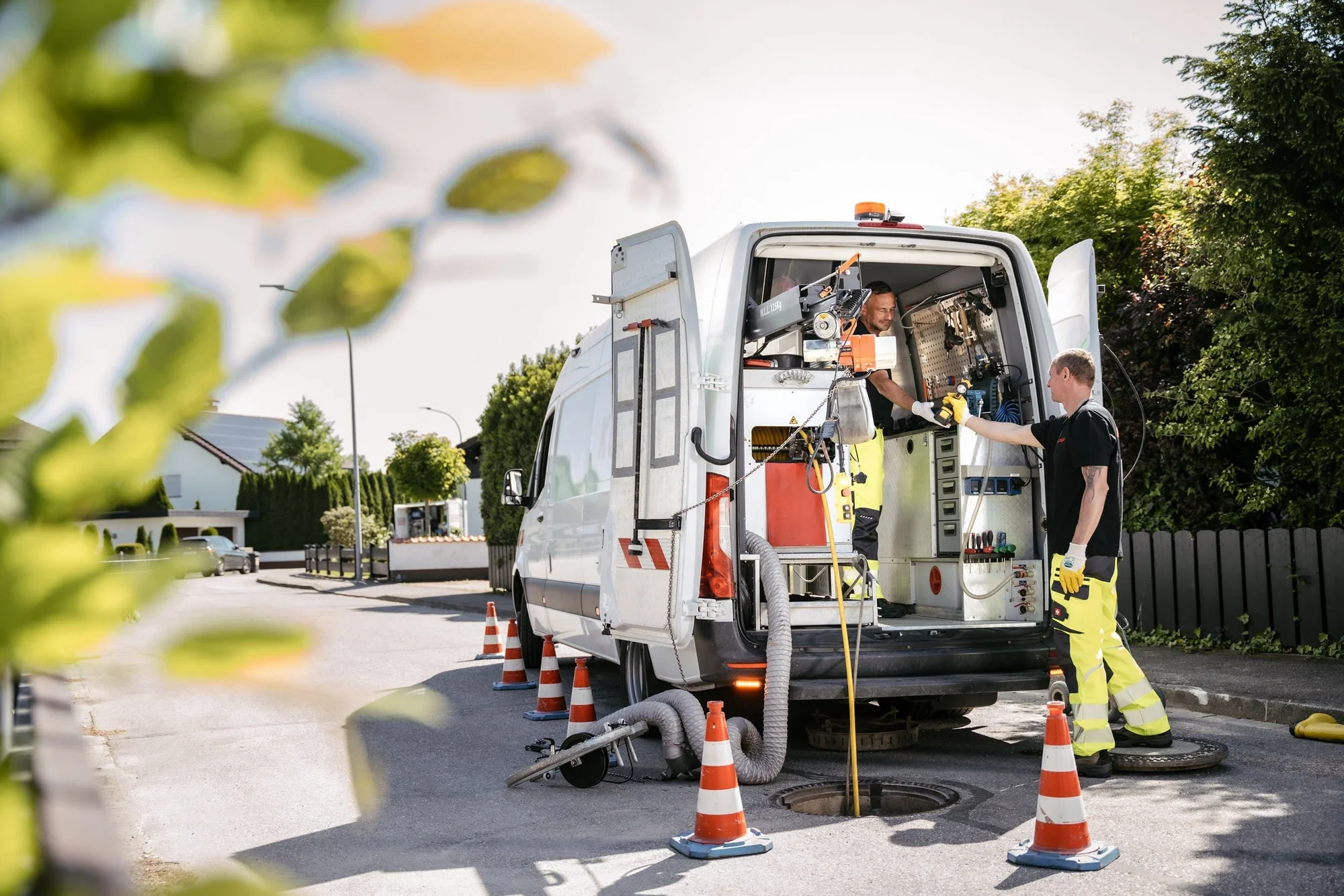 Rohrreinigung bei verstopftem Abfluss