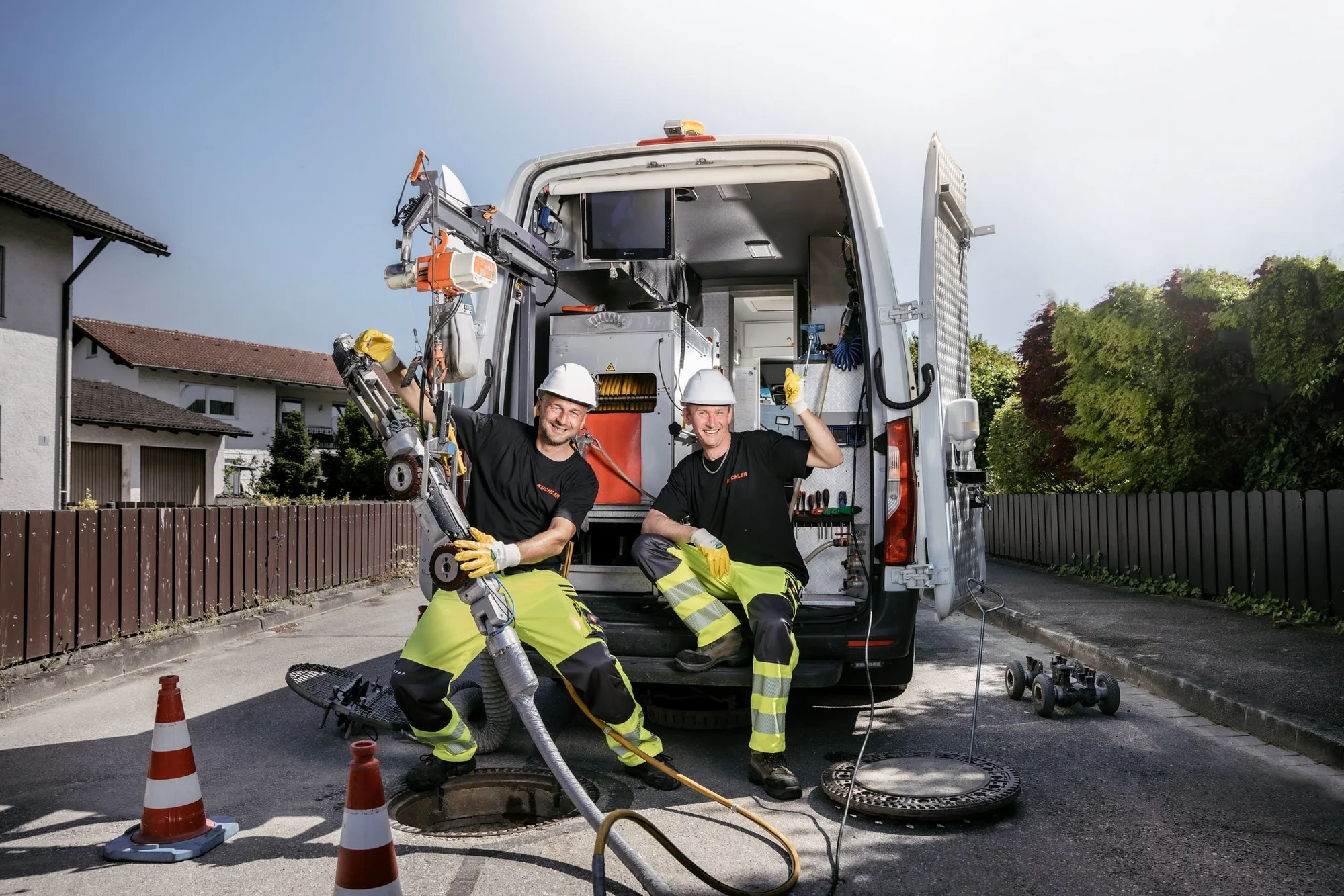 TV Kanaluntersuchung mit Kameratechnik